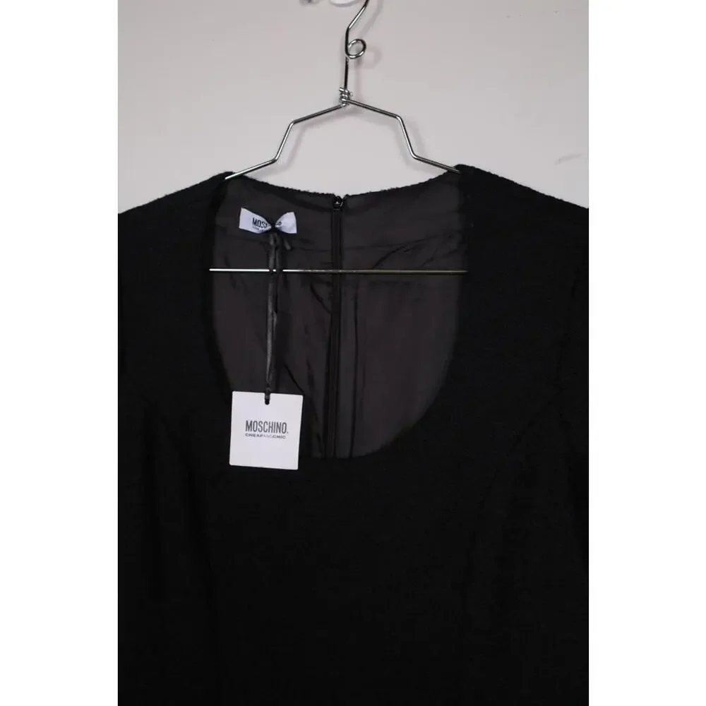 80's Moschino Cheap and Chic Spun Cotton Pencil Dress - Picture 3 of 7